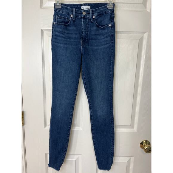 Good American Jeans Good Legs Skinny Chewed Hem 2 / 26 - Picture 2 of 13